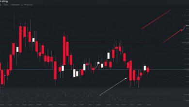 bearish flags chart pattern with options